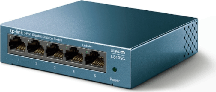 TP-Link TL-LS105G 5-port Gigabit Asztali Switch TP-Link TL-LS105G 5-port Gigabit Asztali Switch