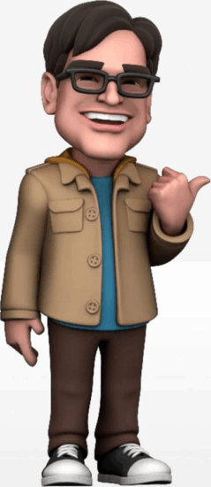 Minix Big Bang Theory - Leonard figura 12cm