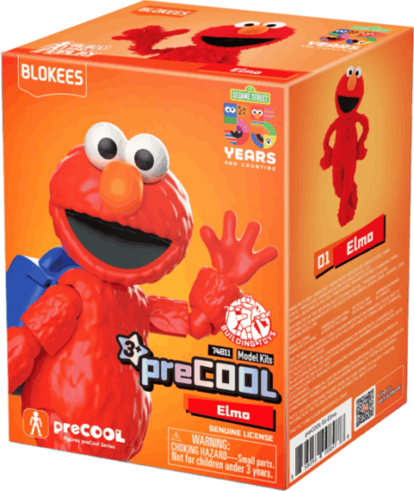 Blokees PreCool Szezám utca S2 - Elmo figura Blokees PreCool Szezám utca S2 - Elmo figura