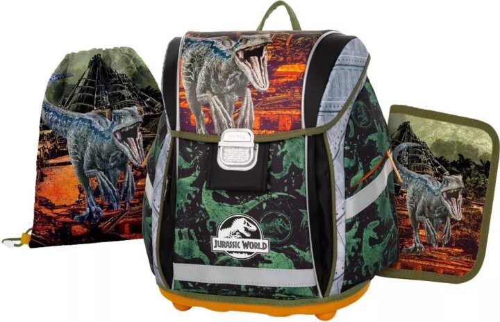 Oxybag Jurassic World Premium Light 3 részes iskolatáska szett