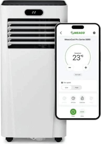 MeacoCool MC Serie Pro 9000 Okos 3 az 1-ben Mobil klíma 26 m² / 2,0 kW - Fehér