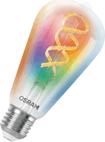 Osram SMART+ MATTER ST64 LED izzó 4,8W 470lm 2700 - 6500K E27 - RGBW