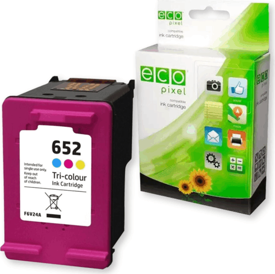 ECO (HP 652/F6V24AE) Utángyártott tintapatron 9ml - Tri-color