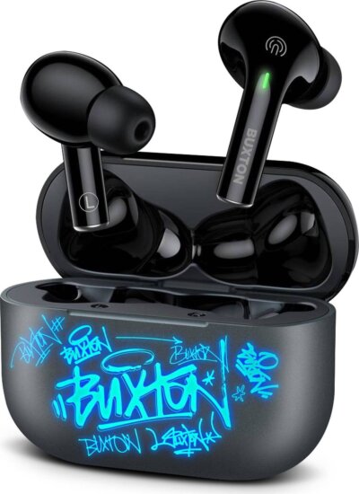 Buxton BTW 4600 TWS Bluetooth Fülhallgató Headset Töltőtokban - Fekete