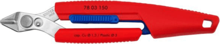 Knipex Slim Knips Inox Precíziós Oldalvágó Csípőfogó - Piros / Kék