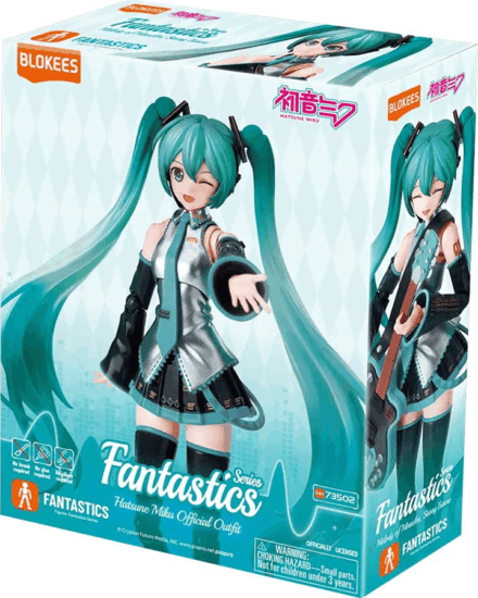 Blokees Fantastic Edition - Hatsune Miku műanyag figura Blokees Fantastic Edition - Hatsune Miku műanyag figura