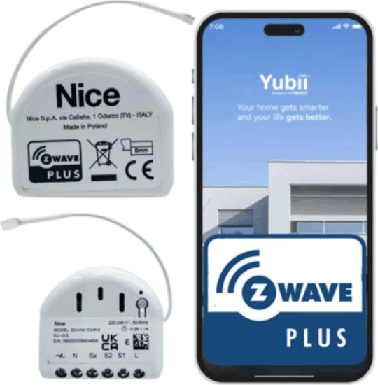 Nice FGD-212 EU Z-Wave Dimmer Control - Okos Fényerőszabályozó