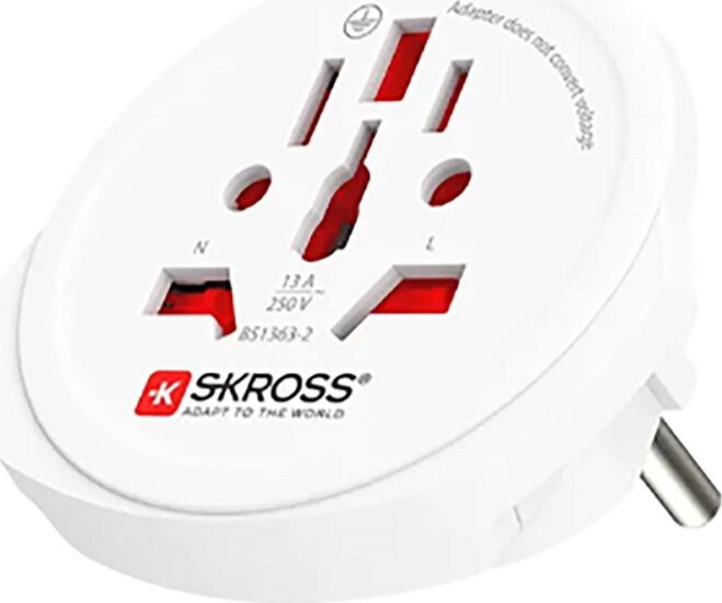Skross SKR1500211EC Világ → Európa Utazó Adapter 2 és 3 Pólusú Eszközökhöz - Fehér Skross SKR1500211EC Világ → Európa Utazó Adapter 2 és 3 Pólusú Eszközökhöz - Fehér