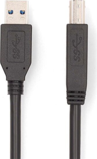 Nedis CCGB61100BK20 USB-A 3.2 Gen 1 - USB-B Összekötő Kábel 2m - Fekete