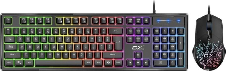 Genius Scorpion KM-GX3 Gaming USB Billentyűzet + Egér HUN - Fekete