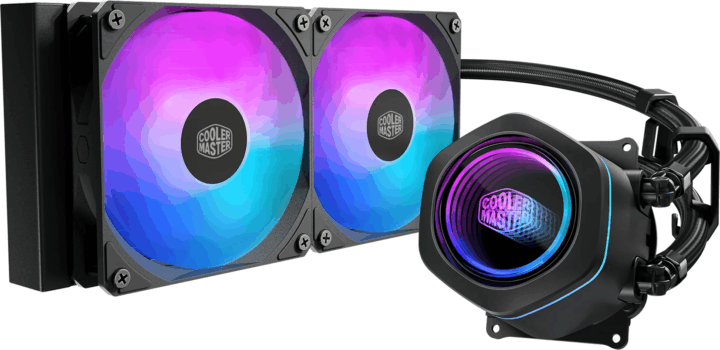 COOLER MASTER MasterLiquid Core Nex 240 Univerzális CPU Vízhűtés - Fekete