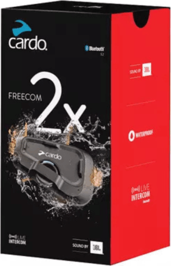 Cardo FRC2X003 Motoros kommunikációs rendszer 2 csatornás 800m - Fekete
