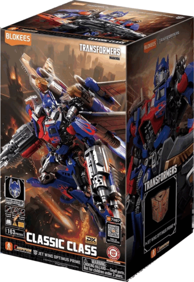Blokees Transformers Classic Class 21 műanyag figura - Jet Wing Optimus Prime