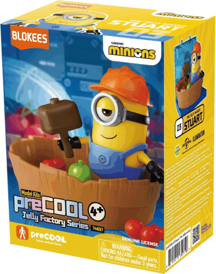 Blokees PreCool Minyonok S1 - Stuart a zselékészítő műanyag figura