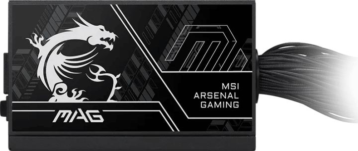 MSI 650W MAG A650BN PCIE5 III 80 PLUS Bronze Fél-moduláris Tápegység