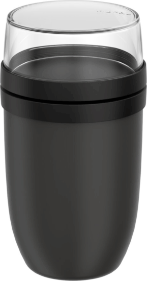 Mepal Lunchpot Ellipse XL Műanyag Ételtároló 0,75 / 0,3L - Fekete