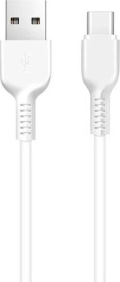 Hoco X20 USB-A apa - USB-C apa 2.0 Adat és Töltőkábel 3m - Fehér