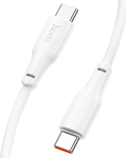 Hoco X93 USB-C apa - USB-C apa 2.0 Adat és Töltőkábel 60 Watt 2m - Fehér