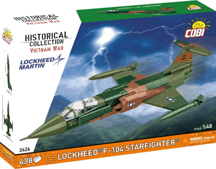 Cobi Lockheed F-104 Starfighter Repülő 438 darabos építőkészlet