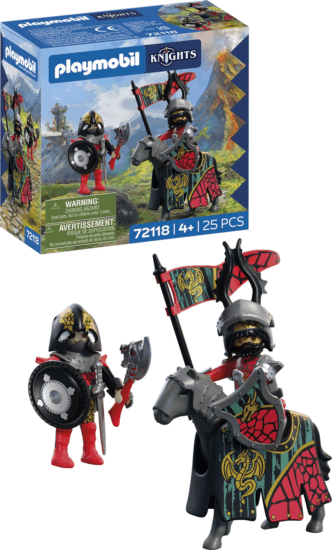 Playmobil 72118 Knights - Sárkánylovag vezér