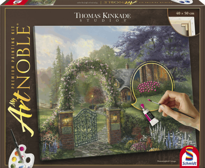 Schmidt Spiele My ArtNOBLE Thomas Kinkade - Kolibri házikó festő készlet