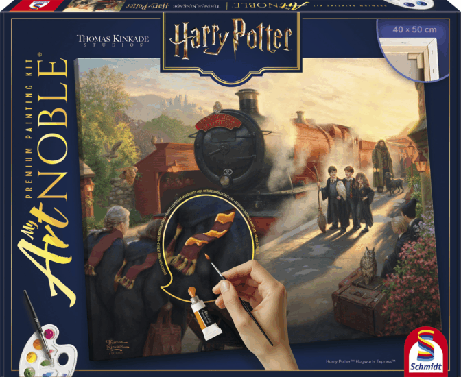Schmidt Spiele My ArtNOBLE Thomas Kinkade - Harry Potter Roxfort Express Festő készlet