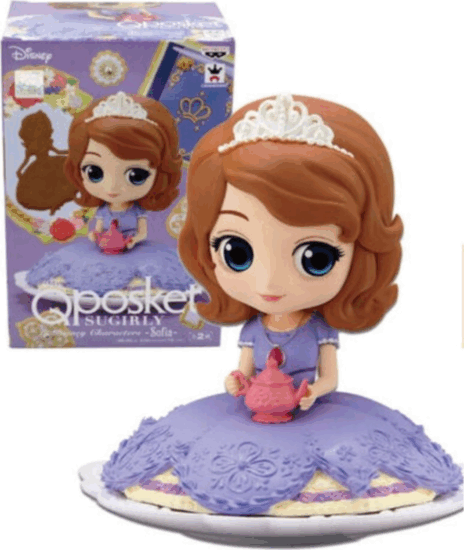 Banpresto Q Posket Disney - Sofia figura (A verzió) 9 cm