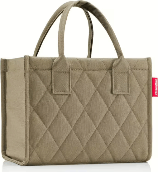 Reisenthel dailyshopper XS rhombus Bevásárlótáska 27 x 14 x 21 cm - Oliva zöld