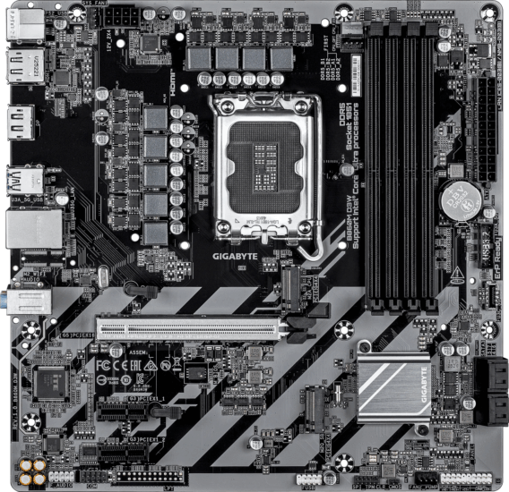 GIGABYTE B860M D3W DDR5 Socket LGA1851 mATX Alaplap