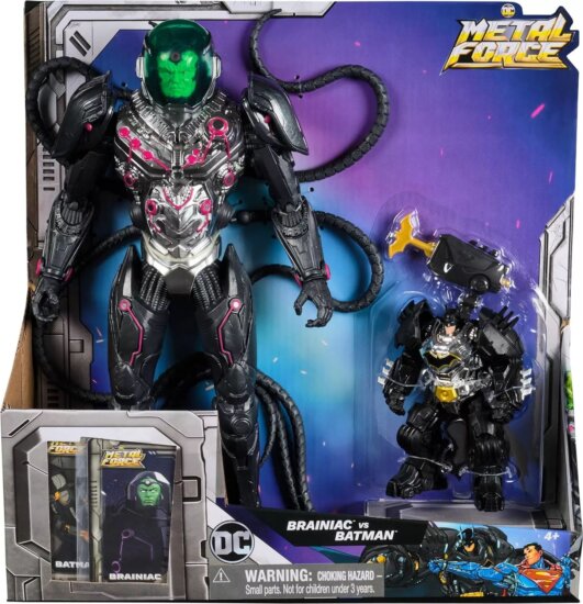 DC Comics Brainiac vs. Batman figura készlet 30 cm