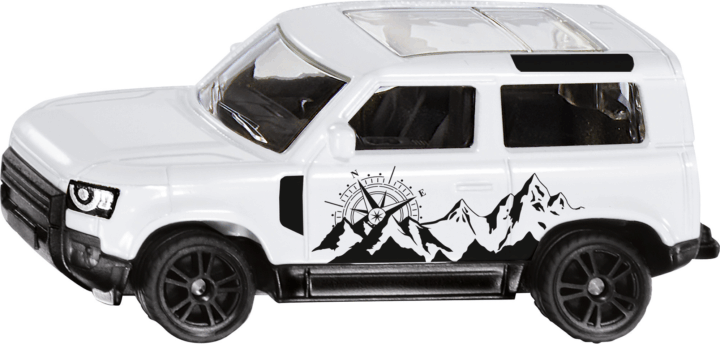 Siku Land Rover Defender 90 fém modell autó 1:55 - Fehér