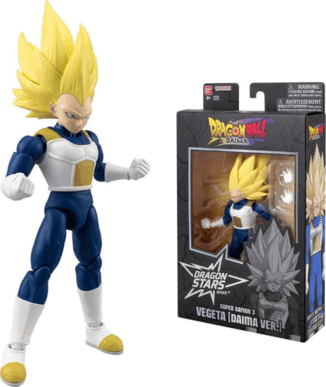 Bandai DS40738 Dragon Ball Stars Figura 13cm - Vegeta SSJ 3