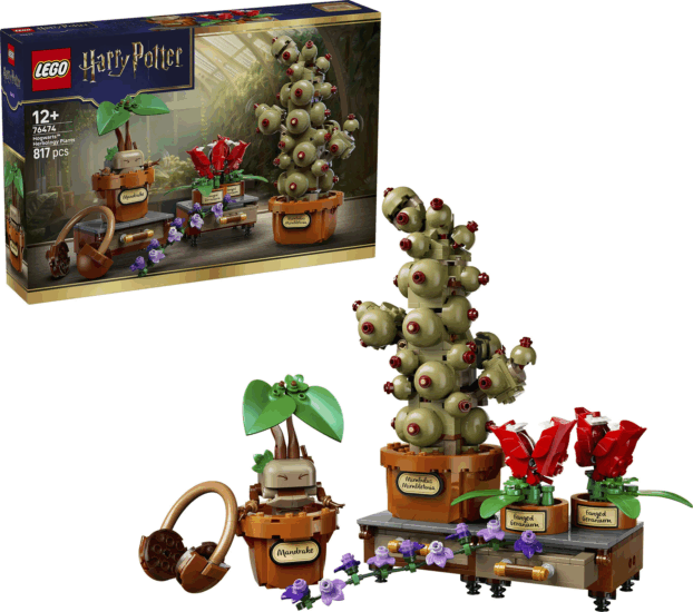 LEGO 76474 Harry Potter - A Roxfort-i Gyógynövénytanóra Növényei