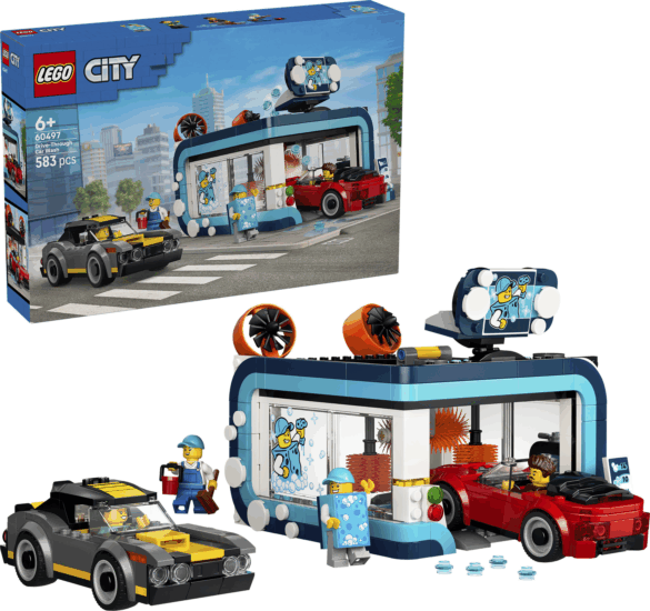 LEGO 60497 City - Önkiszolgáló Autómosó