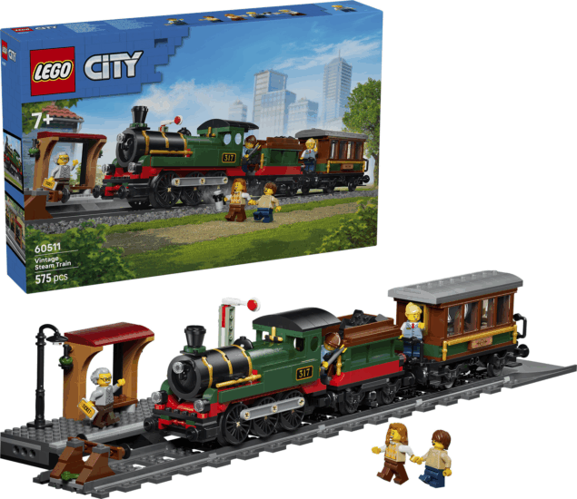 LEGO 60511 City - Nosztalgia Gőzmozdony