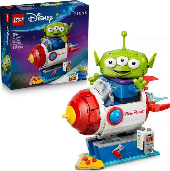 LEGO® 43307 Disney - Űrlény és a Pizza Planéta űrrakétája