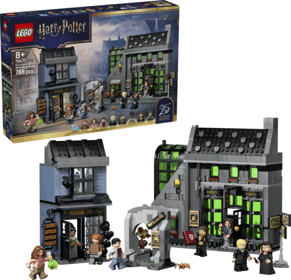 LEGO 76471 Harry Potter - A Zsebpiszok köz™ varázslóboltjai