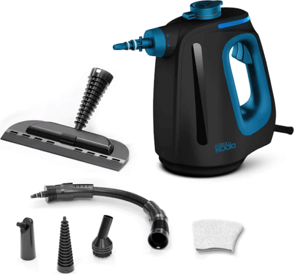 Clean Koala 2az 1ben Gőztisztító készülék 1350W - Fekete/Kék