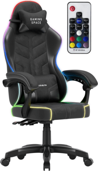 Huzaro Force 2.7 RGB Gamer szék távirányítóval - Fekete