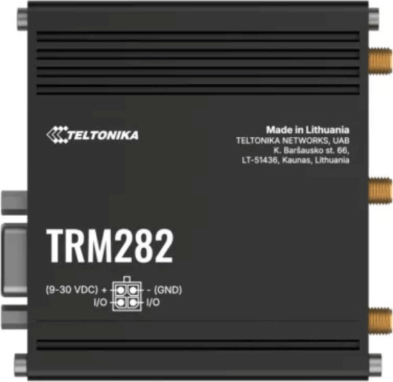 Teltonika TRM282 Global 3G/4G LTE Ipari Modem - Fekete