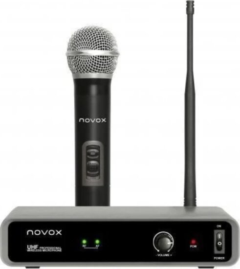 Novox FREE H1 Vezeték Nélküli Dinamikus Színpadi Mikrofonkészlet - Fekete