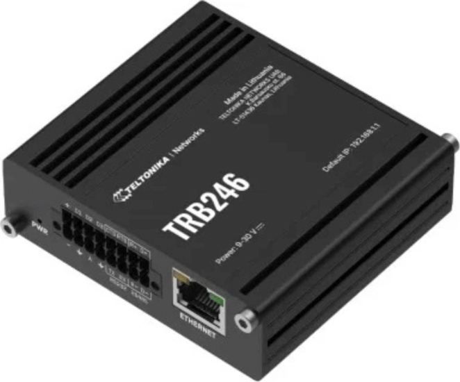 Teltonika TRB246 2G/3G/4G LTE Ipari Modem - Fekete