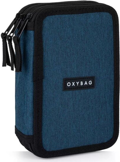 Oxybag Oxy Unicolor Töltetlen Három emeletes tolltartó - Sötétkék