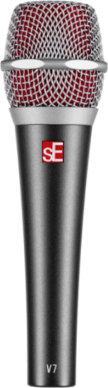 sE Electronics V7 Dinamikus Színpadi Mikrofon - Fekete/Ezüst