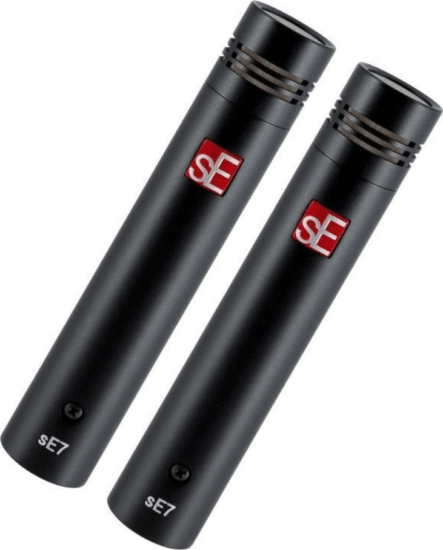 sE Electronics sE7 kis membrános Stúdió kondenzátor Mikrofon szett 2db - Fekete