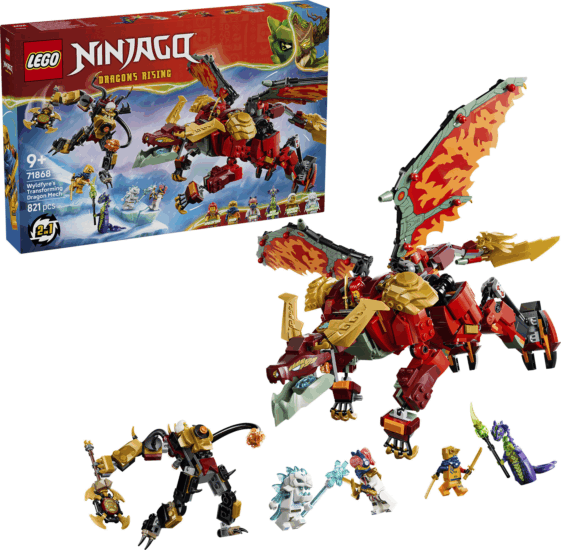 LEGO 71868 Ninjago - Wyldfyre Átalakuló Sárkányrobotja