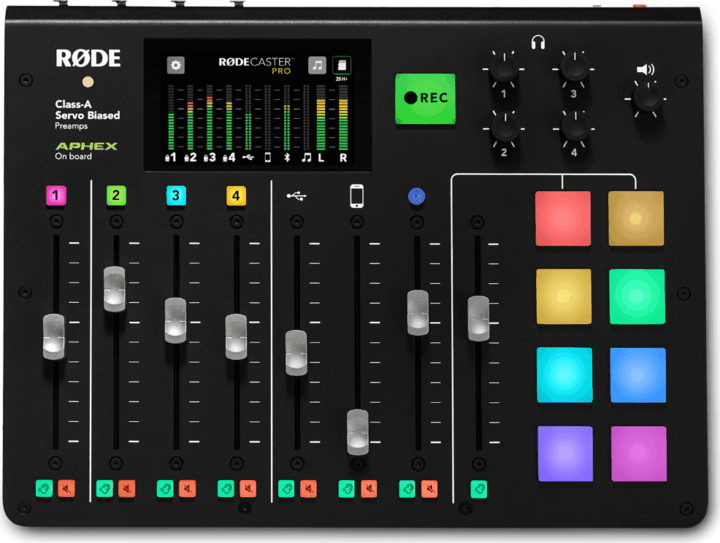 Rode RØDECaster Pro Podcast Keverőpult Mixer - Fekete