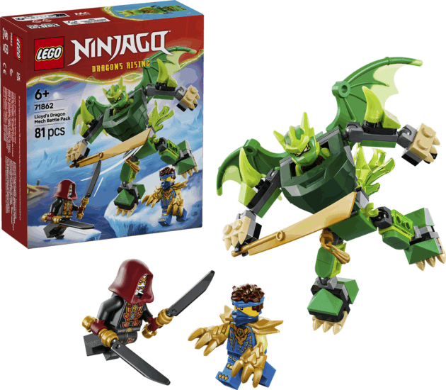 LEGO 71862 Ninjago - Lloyd Sárkánypáncélja, Harci Csomag