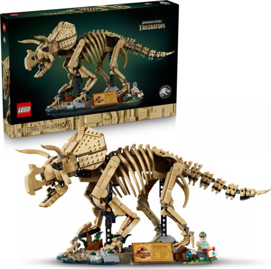 LEGO® 77985 Jurassic World - Dinoszaurusz maradványok: Triceratops