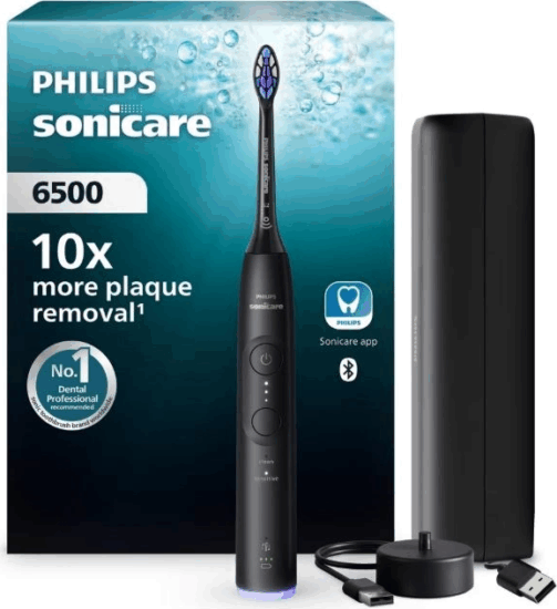 Philips HX7411/10 Sonicare Series 6500 Elektromos fogkefe - Fekete